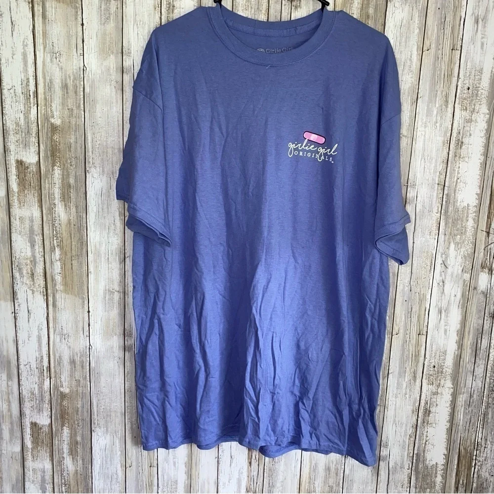 Girlie Girls Purple Healthcare Hero Tee - Picture 2 of 5